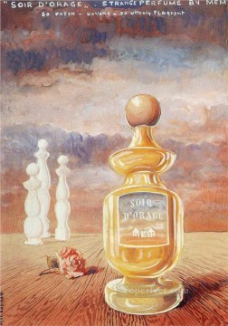 Abstracto famoso Painting - soir d orage extraño perfume de mem Surrealismo